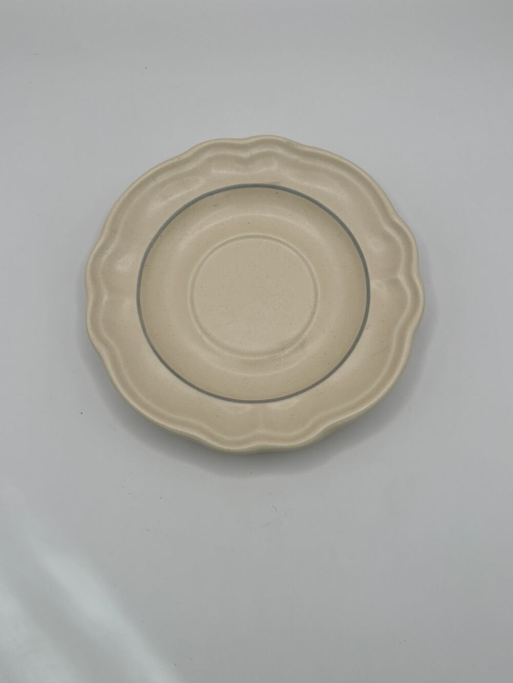 (2) Pfaltzgraff Pink Tea Rose Saucers Plates for Coffee/Tea Cups USA Stoneware